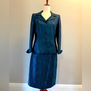 Two piece Kasper skirted suit size 6